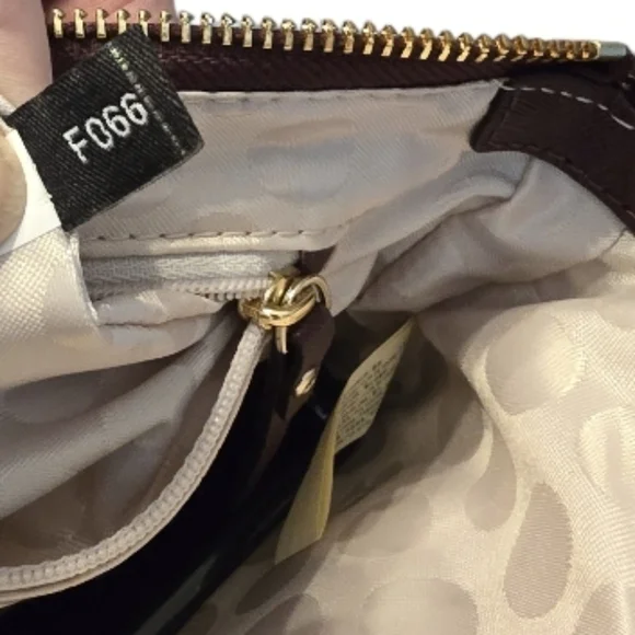 kate spade Plum Saffiano Leather Wristlet Clutch with Gold Hardware - Picture 9 of 10